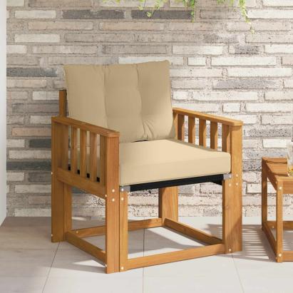 Canapea de exterior Lemn Solid de Acacia natural GartenMobel Dekor
