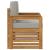 Canapea de exterior Lemn de acacia solid și poliester natural GartenMobel Dekor