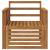 Canapea de exterior Lemn Solid de Acacia natural GartenMobel Dekor