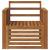 Canapea de exterior Lemn Solid de Acacia natural GartenMobel Dekor