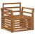 Canapea de exterior Lemn Solid de Acacia natural GartenMobel Dekor