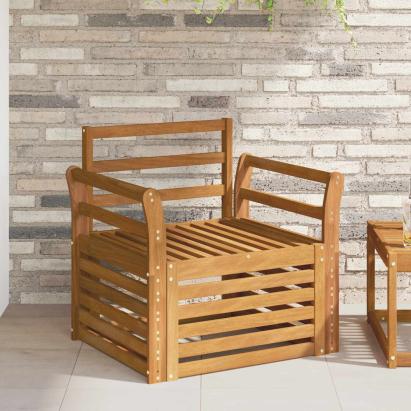 Canapea de exterior Lemn Solid de Acacia natural GartenMobel Dekor