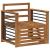 Canapea de exterior Lemn Solid de Acacia natural GartenMobel Dekor