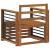Canapea de exterior Lemn Solid de Acacia natural GartenMobel Dekor