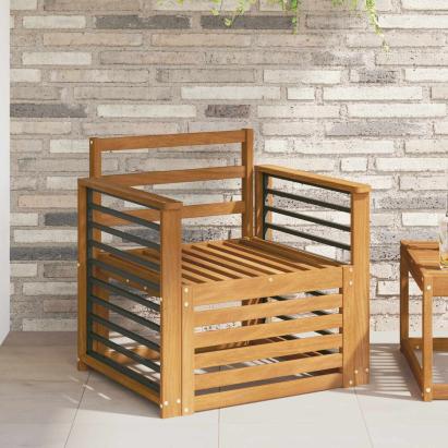 Canapea de exterior Lemn Solid de Acacia natural GartenMobel Dekor