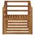 Canapea de exterior Lemn Solid de Acacia natural GartenMobel Dekor