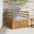 Canapea de exterior Lemn de acacia solid și poliester GartenMobel Dekor
