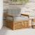 Canapea de exterior Lemn de acacia solid și poliester GartenMobel Dekor