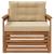 Set de canapele de exterior Lemn de acacia solid și poliester GartenMobel Dekor