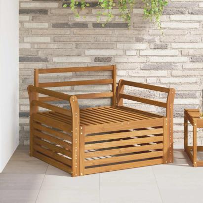 2 Bucată Sofa cu Brațe natural GartenMobel Dekor
