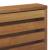 2 Bucată Sofa cu Brațe Lemn Solid de Acacia natural GartenMobel Dekor