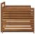 2 Bucată Sofa cu Brațe Lemn Solid de Acacia natural GartenMobel Dekor