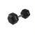 Gantera hexagonala cauciucata 25 kg Sportmann pentru fitness