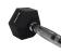 Gantera hexagonala cauciucata 27,5 kg cu maner ergonomic Sportmann