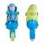 Role copii reglabile Worker TriGo LED cu roti iluminate, roz