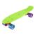 Penny board Nils Extreme Basic verde, 58 cm, roți PU, ABEC 5