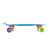 Penny board Nils Extreme Basic albastru, 58 cm, roti PU, ABEC 7
