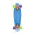 Penny board Nils Extreme Basic albastru, 58 cm, roti PU, ABEC 7