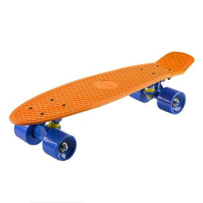 Penny board Nils Extreme portocaliu, 56 cm, roti PU, ABEC 5