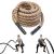 Franghie fitness inSPORTline WaveRope Base 15 m din sisal cu manere PVC