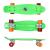 Penny board Mad Cruiser Original verde, compact, cu rulmenti ABEC 7