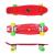 Penny board Mad Cruiser Original rosu, compact, cu rulmenti ABEC 7