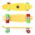 Penny board Mad Cruiser Original galben, compact, cu roti PU