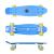 Penny board albastru Mad Cruiser cu roți LED și rulmenți ABEC 7