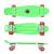 Penny board Mad Cruiser verde cu roti LED, 57 cm, ABEC 7