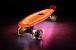 Penny board cu LED Mad Cruiser portocaliu, compact, ABEC 7, 57 cm