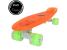 Penny board cu LED Mad Cruiser portocaliu, compact, ABEC 7, 57 cm