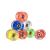 Set 2 roți cu LED pentru penny board Sportmann, galbene, 60x45 mm