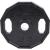 Disc olimpic cauciucat inSPORTline Ruberton 15 kg, cu manere