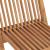 Set Bistro de Grădină 3 pcs natural Lemn solid de tec GartenMobel Dekor