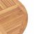 Set Bistro de Grădină 3 pcs natural Lemn solid de tec GartenMobel Dekor
