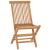 Set Bistro de Grădină 3 pcs natural Lemn solid de tec GartenMobel Dekor