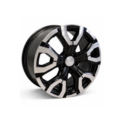 Set 4 jante aliaj originale Dacia RASAN 19x7J 5x114.3 ET31 negru diamond cut