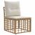 Set de canapele de exterior cu pernă 8 pcs natural Poliester GartenMobel Dekor