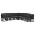 Set de canapele de exterior cu pernă 9 pcs Negru Poliester GartenMobel Dekor