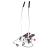 Stepper twist HMS S3085 cu manere si corzi elastice, roz