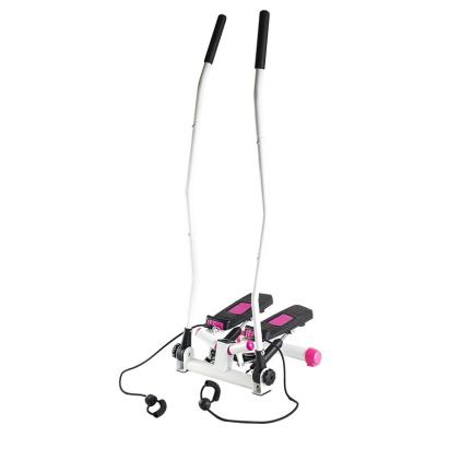 Stepper twist HMS S3085 cu manere si corzi elastice, roz