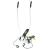 Stepper Twist HMS S3085 cu manere si corzi pentru fitness, verde