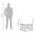 Set de canapele de exterior cu pernă 8 pcs Negru Poliester GartenMobel Dekor