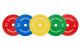 Disc bumper olimpic SPORTMANN 20 kg, 51 mm, din cauciuc albastru