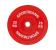 Disc olimpic bumper SPORTMANN din cauciuc, 25 kg, 51 mm, rosu