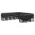 Set de canapele de exterior 8 pcs Negru și Gri închis Poliester GartenMobel Dekor