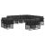 Set de canapele de exterior cu pernă 13 pcs Negru și Gri închis GartenMobel Dekor