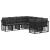 Set de canapele de exterior 8 pcs Negru și Gri închis Poliester GartenMobel Dekor