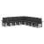 Set de canapele de exterior 9 pcs Negru și Gri închis Poliester GartenMobel Dekor