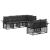 Set de canapele de exterior 7 pcs Negru și Gri închis Poliester GartenMobel Dekor